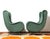 1960s Senior Lounge Chairs attributed to Marco Zanuso, Italy, 1950s, Set of 2 For Sale - Image 5 of 13