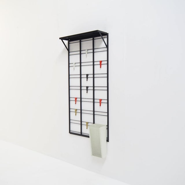 Pilastro Musical Scale Coat Rack by Tjerk Reijenga for Pilastro, 1950s For Sale - Image 4 of 10