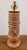 Vintage Pottery Table Lamp With Woven Rattan Rope For Sale - Image 4 of 7