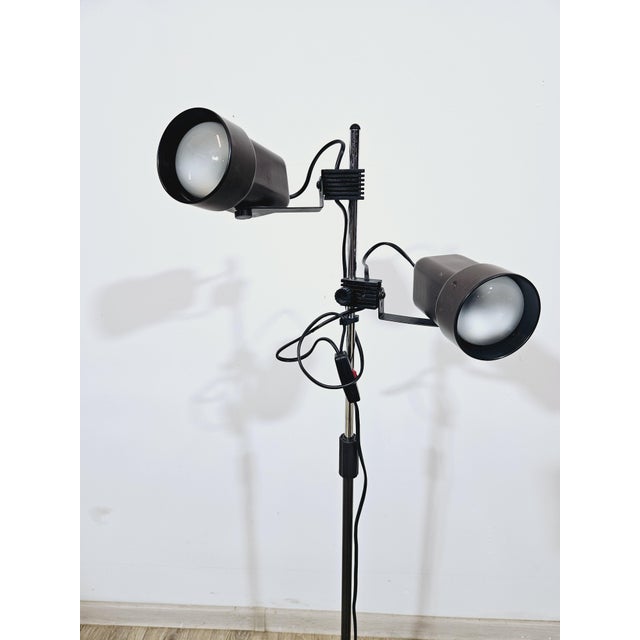 Black Vintage German Floor Lamp, 1960s For Sale - Image 8 of 18