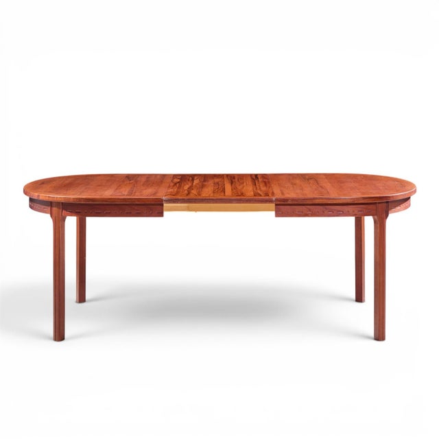 Nils Jonsson for Troeds Mid Century Swedish Teak Expanding Dining Table With 2 Leaves For Sale - Image 10 of 13