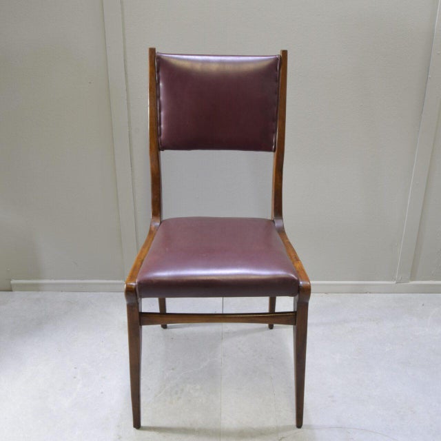 Chairs attributed to Carlo de Carli, 1950s, Set of 6 For Sale - Image 10 of 12