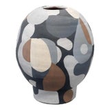 Jamie Young Pablo Ceramic Short Vase For Sale