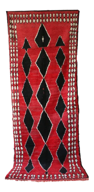 Red Vintage Moroccan Rug
