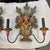 Late 20th Century Pair of Carved Wood Fruit Basket Wall Sconces For Sale - Image 5 of 12