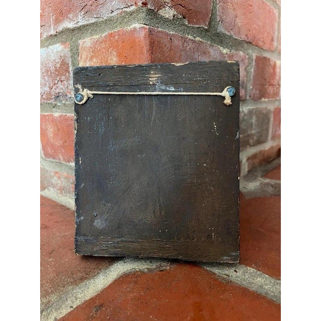 2000 - 2009 Early 20th Century Liberty of London Pre-Raphaelite Style Wooden Panel For Sale - Image 5 of 6