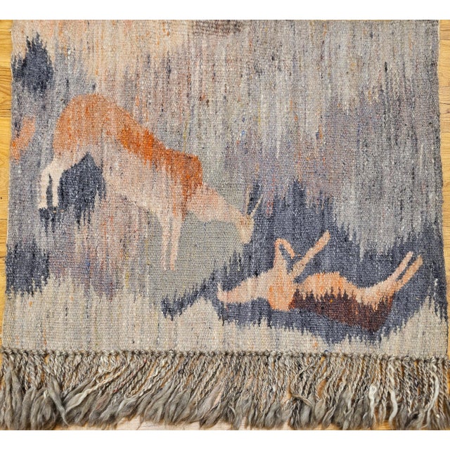 Late 20th Century African Mohair Tapestry For Sale - Image 4 of 10