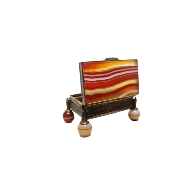 Victorian Agate Box, Great Britain, 1890s For Sale - Image 16 of 18