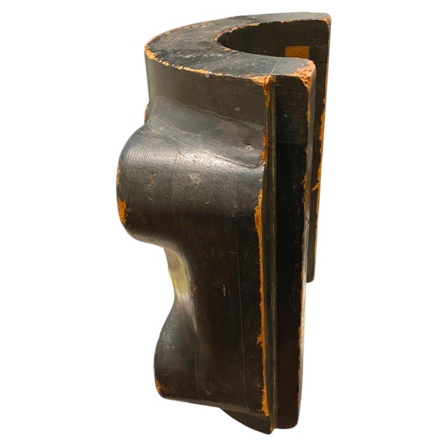Black Yuba Manufacturing Foundry Mold California Architectural Salvage Antique Decor For Sale - Image 8 of 15