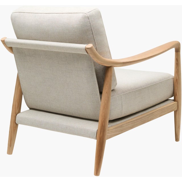 Beige Becki Owens x SURYA Gaviota Accent Chair Beige For Sale - Image 8 of 9