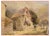 Charles W. Fothergill, Continental House with Figures, Late 19th Century, Watercolour For Sale