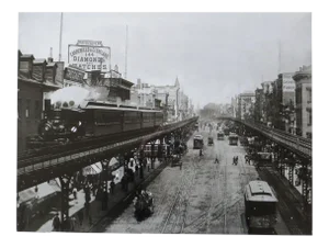 2000s Realism Photograph for the New York Times, "New York City, 1896" the Bowery