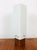1960s Vintage 1960s Mid Century Modern White Frosted Glass & Wood Table Lamp For Sale - Image 5 of 8