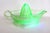 Green Uranium Vaseline Depression Glass Juicer Reamer Citrus Serving Dish 4919b For Sale - Image 4 of 15