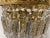 Metal Large Brass Crystal Sconces, 1980s, Set of 2 For Sale - Image 7 of 13
