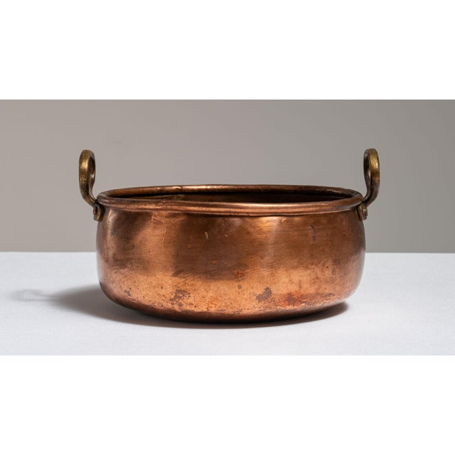 Terra Cotta 19th Century Belgium Terra Cotta Copper Serving Piece For Sale - Image 8 of 15
