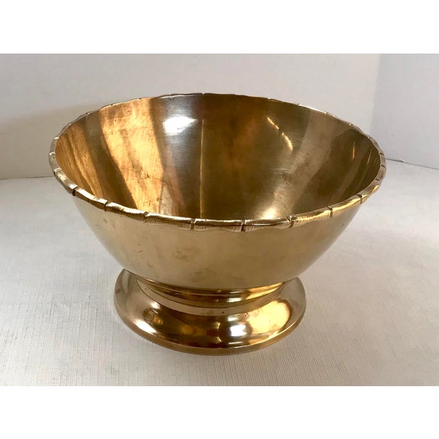 Vintage Mid Century Brass Bowl Chairish