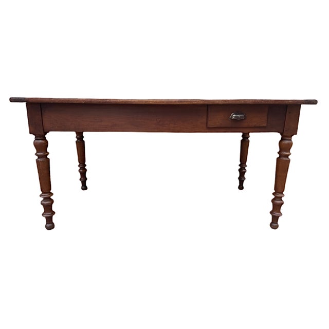 Louis Philippe Dining Table in Cherry For Sale