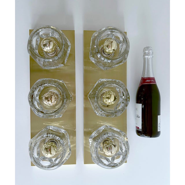 Large Space Age Glass Sconces from Peill & Putzler, 1970s, Set of 2 For Sale - Image 18 of 18