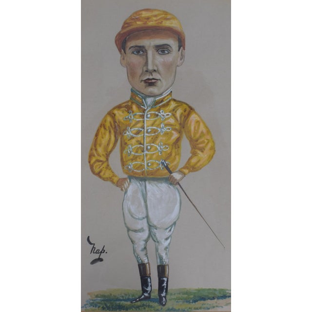 Art Sz: 14"H x 7"W Frame Sz: 20 3/4"H x 13 3/4"W Medium: watercolour and bodycolour on paper John Henry Martin...