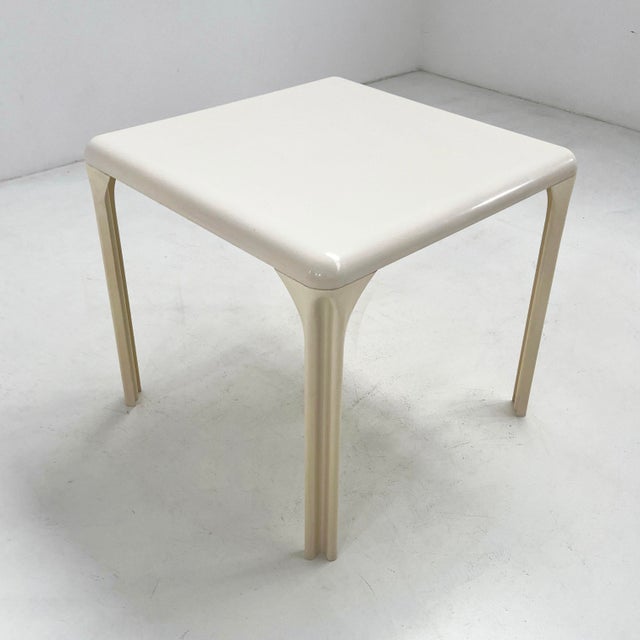 Modern White Stadio 80 Dining Table by Vico Magistretti for Artemide, 1970s For Sale - Image 3 of 11