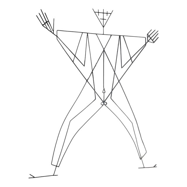 Demon Sculpture in Iron by Fedele Papagni, 1990s For Sale