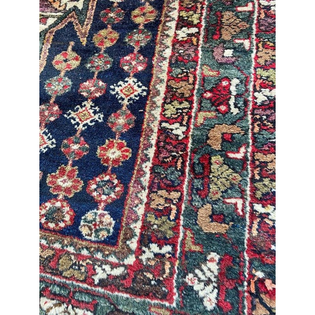 Antique Mazlaghan Rug, 1940s For Sale - Image 14 of 18