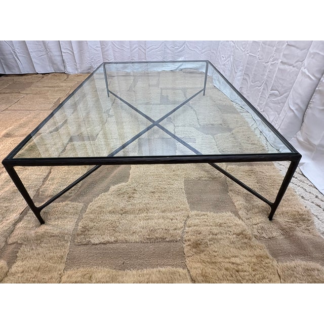 Rh Thaddeus Rectangular Coffee Table For Sale - Image 10 of 18