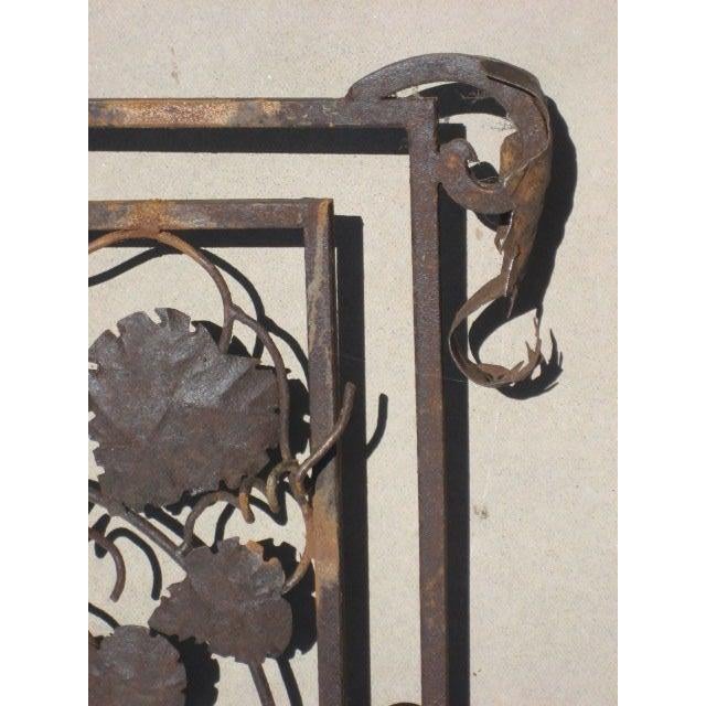 Lantern Panel with Grapevine Detail For Sale - Image 4 of 7