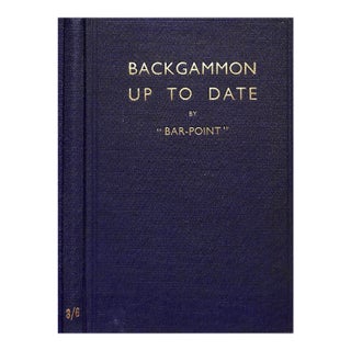 "Backgammon Up to Date" 1931 "Bar-Point" For Sale