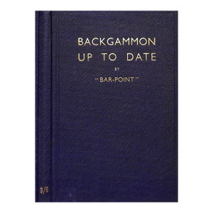 "Backgammon Up to Date" 1931 "Bar-Point"
