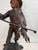 19th Century Large Antique European 1800's Carved Wood Fiddler Violinist Sculpture Statue Music For Sale - Image 5 of 18