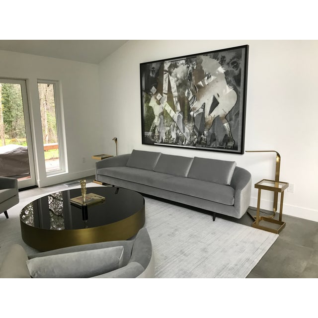Textile Restoration Hardware Stratus Sofa & 2 Matching Chairs For Sale - Image 7 of 7
