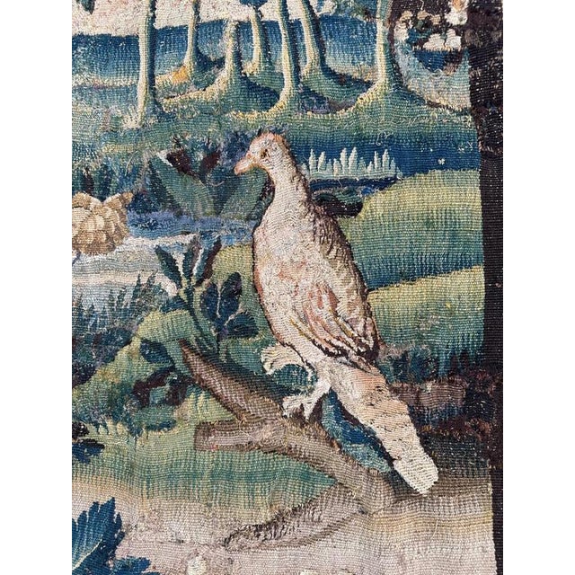 Antique Aubusson Tapestry, 1700s For Sale - Image 15 of 18