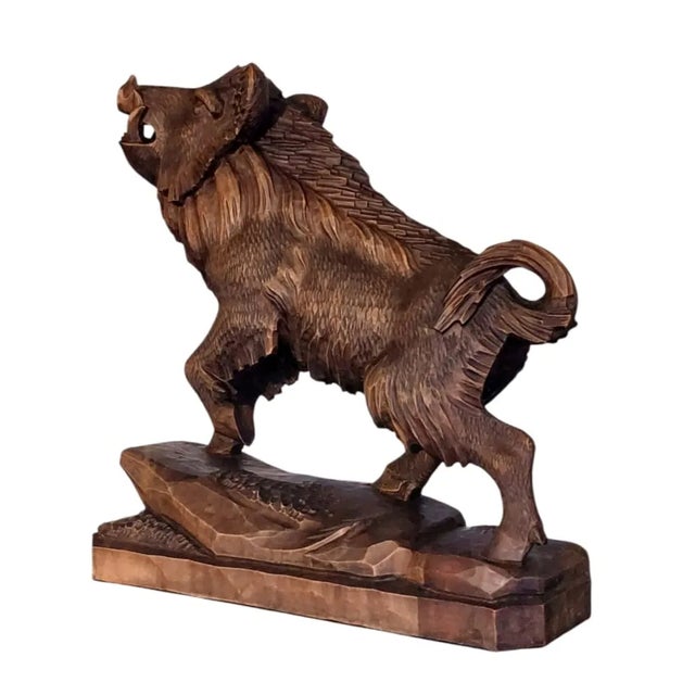 1920s Black Forest Boar, 1920s For Sale - Image 5 of 10