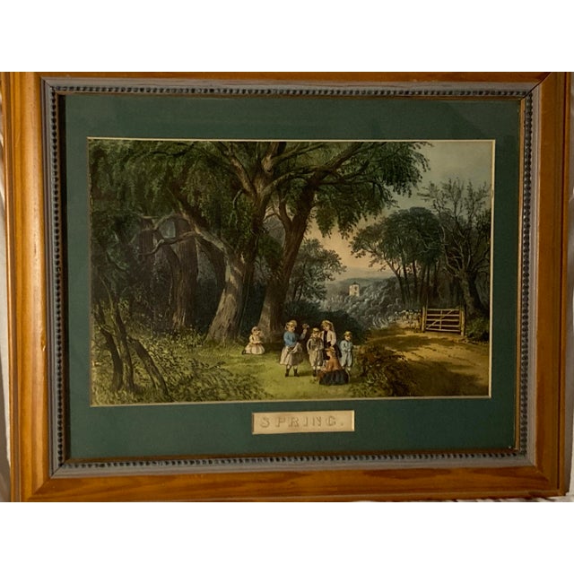 Original Currier & Ives prints are highly collectible, Authentic Original: An original hand-colored a great collection...