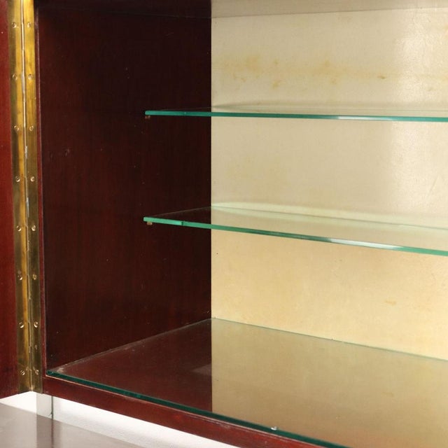 Vintage Wall Cabinet in Beech & Veneer, Italy, 1960s For Sale - Image 4 of 16