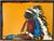 American Large 50" Style of Fritz Scholder Native American Framed Print in Canvas For Sale - Image 3 of 13