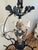 1960s Italian Capodimonte, Faience-Style Porcelain and Wrought Iron Chandelier For Sale - Image 11 of 11