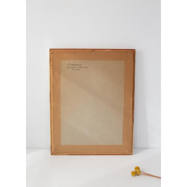 François Fortuné Ferogio, Le Droit des Forts, 1800s, Watercolor, Framed For Sale - Image 6 of 12