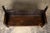 18th Century Spanish Rustic Oak Bench With Carved Panels and Dark Patina For Sale - Image 4 of 18