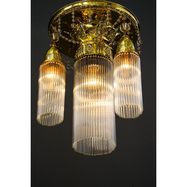 Art Nouveau Ceiling Lamp, Vienna, 1908 For Sale - Image 16 of 18