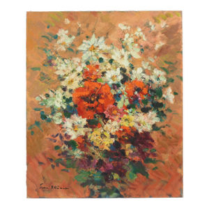 French Floral Still Life Oil Painting
