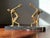 Pair of vintage marble and bronze bookends from the 1960s/70s. They are in good overall condition and very decorative....