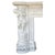 Hand Carved Marble Fireplace with Children Statues For Sale - Image 4 of 5