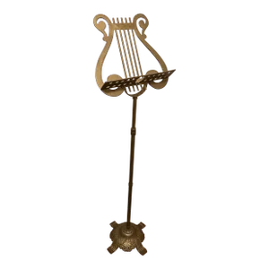 Brass Lyre Form Music Stand