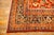Textile 1890s Traditional Red Bold Tribal Geometric Antique Persian Sultanabad Wool Rug For Sale - Image 7 of 10