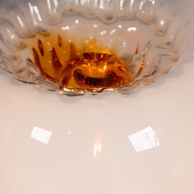 Metal Vintage Murano Glass Table Lamps by Gaetano Sciolari for Mazzega, 1970, Set of 2 For Sale - Image 7 of 18