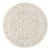 Amber Lewis x Loloi Zuma Sand / Stone 3'-0" x 3'-0" Round Accent Rug For Sale