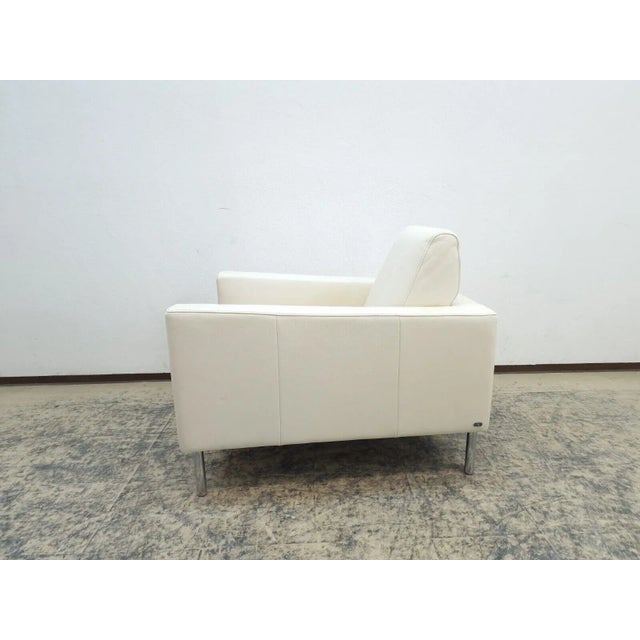 Ivory Leather DS 4 Armchair by Wk Wohnen for de Sede For Sale - Image 8 of 13